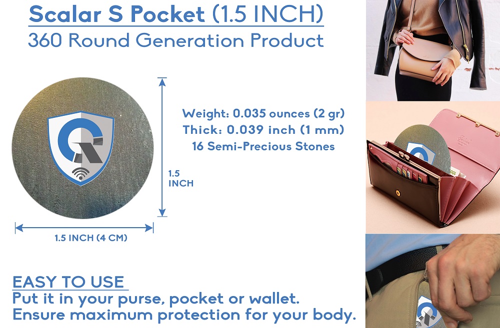 quanthor_SPocket_emf_protection_pendant_scalar_energy_shield_round_how