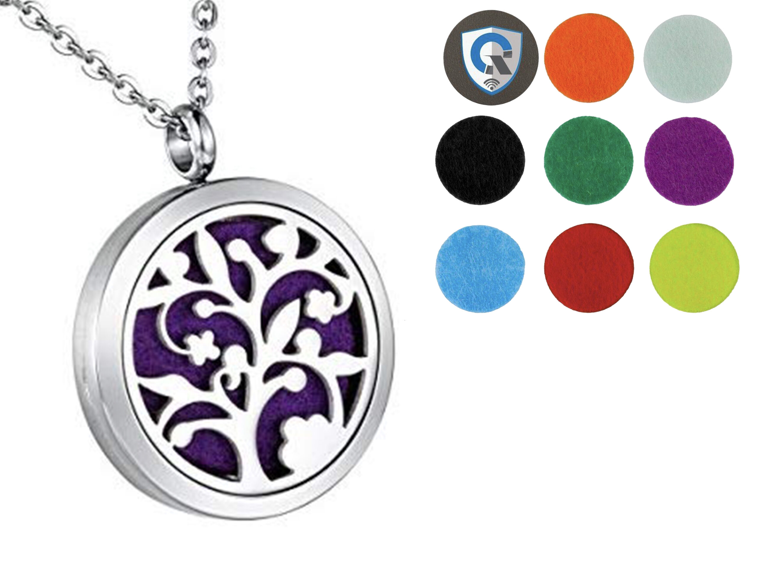 EMF Protection Necklace with Aromatherapy Essential Oil Diffuser- (2 in 1)